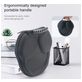 Mobigear Zipper Box Coque Apple AirPods Max Coque Rigide - Noir