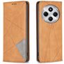 Mobigear Rhombus Slim Housse Xiaomi Redmi 14C Etui - Cognac