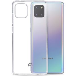 Mobilize Gelly Coque Transparente Samsung Galaxy Note 10 Lite Coque arrière en TPU Souple - Transparent