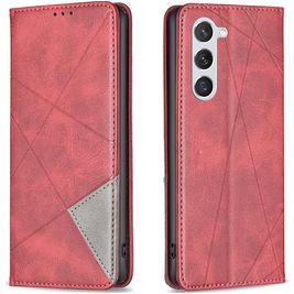Mobigear Rhombus Slim Housse Samsung Galaxy S24 Etui - Rouge