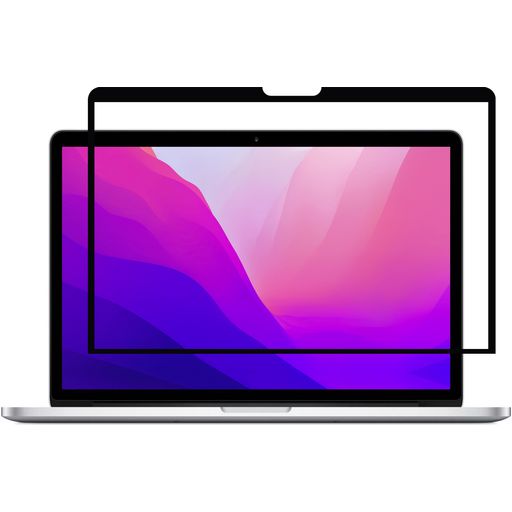 GrizzlyCoat MacBook Pro 15 Pouces (2012-2015) Protection d'écran Anti-Glare Film - Compatible Coque - Noir