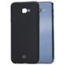 Mobilize Rubber Gelly Coque Samsung Galaxy J4 Plus Coque arrière en TPU Souple - Matt Black