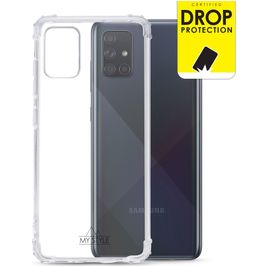 My Style Protective Flex Coque Transparente Samsung Galaxy A71 Coque arrière en TPU Souple Anti-Chocs - Transparent