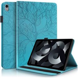 Mobigear Tree Coque iPad 10 (2022) Etui + Porte-crayon - Bleu