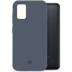 Mobilize Rubber Gelly Coque Samsung Galaxy A03s Coque arrière en TPU Souple - Matt Blue