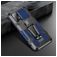 Mobigear Armor Stand Coque Samsung Galaxy A52 Coque arrière Rigide Anti-Chocs avec Support Amovible - Noir / Bleu