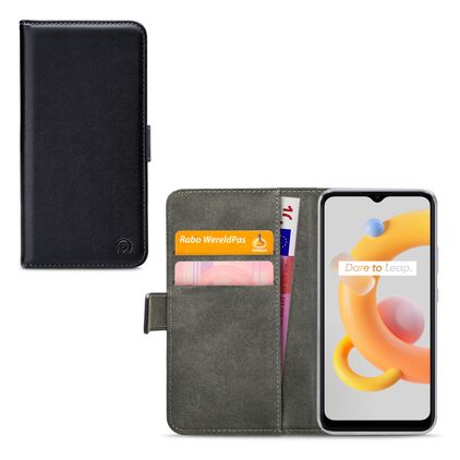Mobilize Classic Gelly Wallet Realme C11 (2021) Étui Portefeuille - Noir
