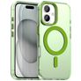 Mobigear Shockproof Coque iPhone 18 MagSafe Coque arrière Rigide - Vert