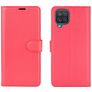 Mobigear Classic Samsung Galaxy A12 Étui Portefeuille - Rouge