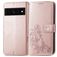 Mobigear Clover Housse Google Pixel 7 Etui Porte-Monnaie - Rose doré