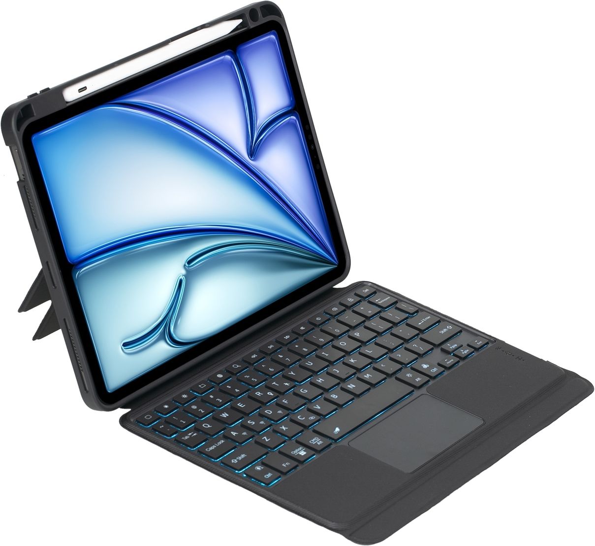 Étui Avec Clavier Bluetooth MoKo Pour IPad Air 11 Pouces 2025/2024/2022/2020 - Détachable, Porte-Crayon Intégré - 2