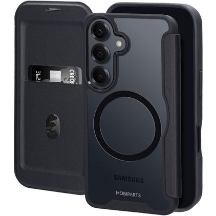 Mobiparts Shield Line Housse Samsung Galaxy S26 MagSafe Etui - Noir