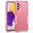 Mobigear Non-slip Armor Coque Samsung Galaxy A73 Coque arrière Rigide Anti-Chocs - Rose