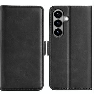 Mobigear Slim Magnet Samsung Galaxy S26 Étui Portefeuille - Noir