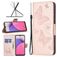 Mobigear Butterfly Housse Samsung Galaxy A33 Etui Porte-Monnaie - Rose doré