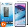 Mobigear Premium OnePlus Nord CE Verre trempé Protection d'écran - Compatible Coque - Noir (Lot de 3)