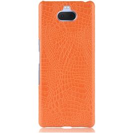 Mobigear Croco Coque Sony Xperia 10 Plus Coque arrière Rigide - Orange Mobigear Croco Coque Sony Xperia 10 Plus Coque arrière Rigide - Orange