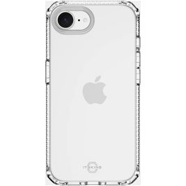 ITSKINS Level 2 SpectrumClear R Coque Transparente iPhone 16e Coque arrière en TPU Souple Anti-Chocs - Transparent