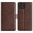 Mobigear Slim Magnet Housse HONOR X8 Etui Porte-Monnaie - Marron