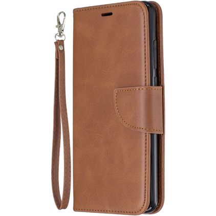 Mobigear Excellent Housse Xiaomi Redmi Note 8 Pro Etui Porte-Monnaie - Marron