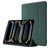 Mobigear Tri-Fold Gel Coque iPad Pro 13 Pouces (2025) Etui en TPU,Similicuir + Porte-crayon - Vert