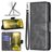 Mobigear Excellent Housse Motorola Moto E32s Etui Porte-Monnaie - Noir