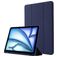 Mobigear Tri-Fold Gel Coque iPad Air 11 Pouces (2024) Etui en TPU,Similicuir + Porte-crayon - Dark Blue