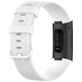 Mobigear Cross Bracelet Silicone Fitbit Charge 3 Fermeture boucle ardillon - Blanc