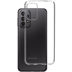 Mobiparts Classic Coque Transparente Samsung Galaxy A23 Coque arrière en TPU Souple - Transparent