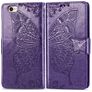 Mobigear Butterfly Housse iPhone SE (2022) Etui Porte-Monnaie - Violet