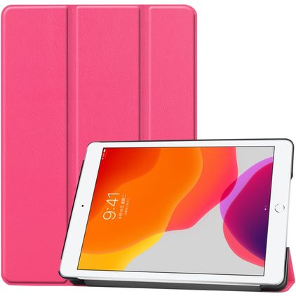 Mobigear Tri-Fold Coque iPad 9 (2021) Etui - Magenta