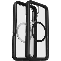 Otterbox Defender Coque Samsung Galaxy S25 MagSafe Coque arrière Rigide Anti-Chocs - Noir