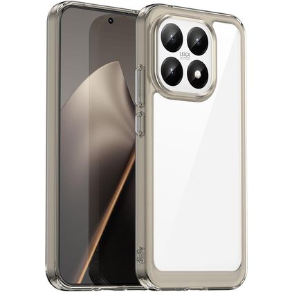 Mobigear Crystal Coque Xiaomi 15T Coque arrière Rigide - Gris