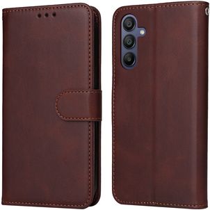 Mobigear Wallet Housse Samsung Galaxy A16 Etui Porte-Monnaie - Marron