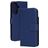 Mobiparts Housse Samsung Galaxy A36 Etui en Cuir Véritable Porte-Monnaie - Bleu