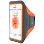 Mobiparts Comfort Fit Brassard Téléphone iPhone SE (2016) Brassard Coque de Sport en Neoprène - Neon Orange