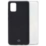 Mobilize Rubber Gelly Coque Samsung Galaxy A31 Coque arrière en TPU Souple - Matt Black