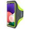 Mobiparts Comfort Fit Brassard Téléphone Samsung Galaxy A22 5G Brassard Coque de Sport en Neoprène - Neon Green