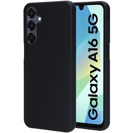 Mobiparts Coque Samsung Galaxy A16 Coque arrière en Silicone - Noir
