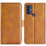Mobigear Slim Magnet Housse TCL 305 Etui Porte-Monnaie - Cognac