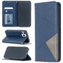 Mobigear Rhombus Slim Housse iPhone 12 Etui - Bleu
