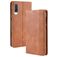 Mobigear Sensation Housse Samsung Galaxy A50 Etui Porte-Monnaie - Cognac