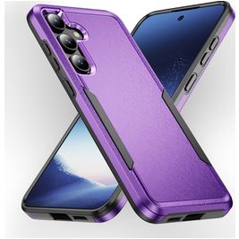 Mobigear Heavy Armor Coque Samsung Galaxy S24 Coque arrière Rigide Anti-Chocs - Violet