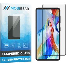 Mobigear Curved LG Wing Verre trempé Protection d'écran - Compatible coque - Noir