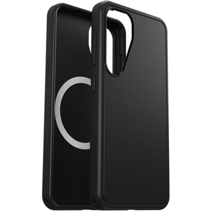 OtterBox Symmetry Samsung Galaxy S25 MagSafe Plastique rigide Coque arrière Antichoc - Noir
