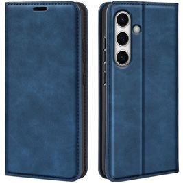 Mobigear Retro Slim Housse Samsung Galaxy S24 FE Etui Porte-Monnaie - Dark Blue
