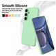 Mobigear Rubber Touch Coque Samsung Galaxy S25 FE Coque arrière en Silicone - Vert