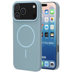 Mobiparts Slim Line iPhone 17 Pro Max MagSafe Plastique rigide Coque arrière - Sage Green