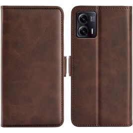 Mobigear Slim Magnet Housse TCL 40 SE Etui Porte-Monnaie - Marron