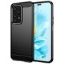 Mobigear Brushed Slim Coque HONOR 200 Lite Coque arrière en TPU Souple - Noir